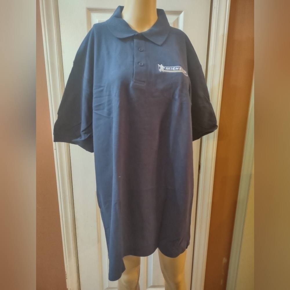 Nwot port and company michelin tire polo size xl